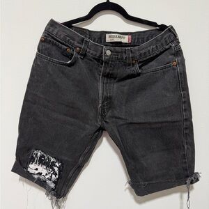 Levi's Black Jean Shorts for Men